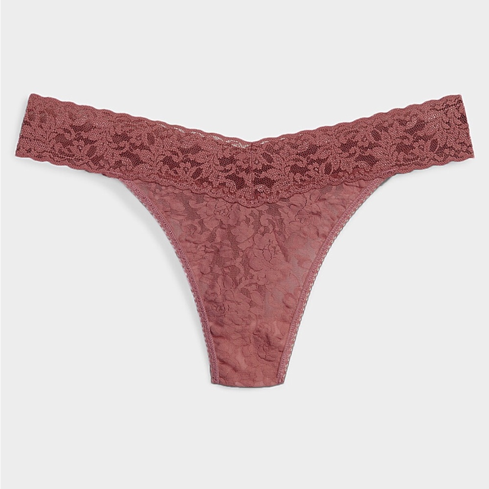 Signature Lace Original Rise Thong